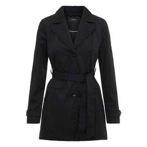 Vero Moda Eva Abby 3/4 Trenchcoat Noos Jacket Size MEDIUM WORN 2 TIMES!